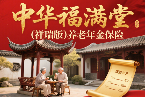 中华福满堂(祥瑞版)养老年金保险条款,1万5年交最新养老钱收益一览表
