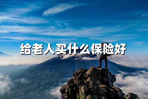 给老人买什么保险好（老年保险选购指南）