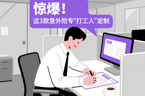 惊爆！这3款意外险专“打工人”定制，热门产品测评来袭