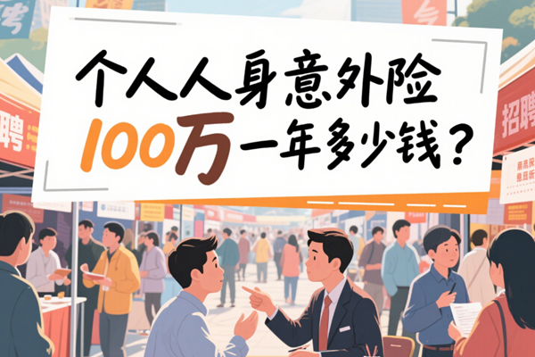 个人人身意外险100万一年多少钱？2025个人意外险100万保费多少