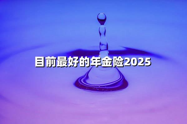 2025最佳年金险选购地图：提前锁定终身现金流，退休潮来袭不慌张