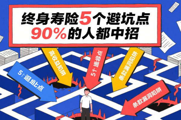 买错终身寿险亏大了！测评师总结5个避坑点，90%的人都中招