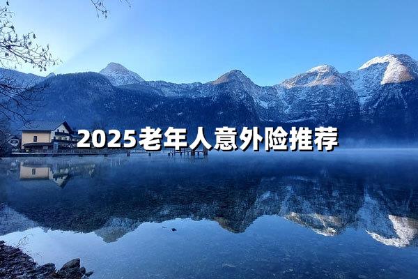 2025超实用老年人意外险推荐：让父母安享无忧晚年